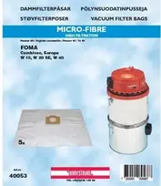 Foma Centralsug W-15, W40 5 vnt.