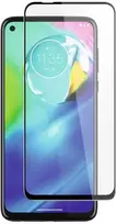 Panzer „Motorola Moto G8 Power“, visiškai apsauginis stiklas, juodas