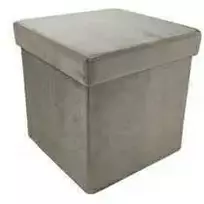 Pufas-daiktadėžė Perfecto, 30x30x30 cm, taupe