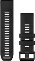 Garmin QuickFit 26mm Silikoninės laikrodžių apyrankės, Juoda/Pilka