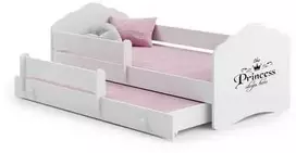 Luco Dvivietė lova Felicija su stalčiumi ir čiužiniais 160x80 Princess
