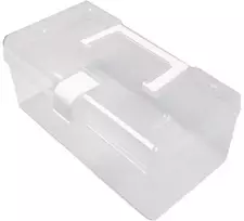 Oem Dėžutė su rankena 20x15x10.5cm - skaidri - plastikinė - organizatorius
