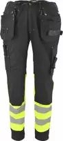 AW-Tools Apsauginės kelnės AWTools AW02615; T3; 3XL juoda/geltona