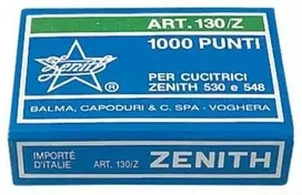 Bal Sąsagos Zenith '130-Z', dėžutėje 1000 vnt.