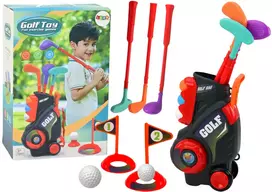 Vaikiškas Mini Golfo rinkinys vežimėlyje Lean Toys