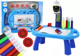 Lean Toys Piešimo projektorius su stalu vaikams
