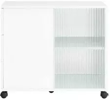 Sobuy Spausdintuvo stalas Spausdintuvo stovas Dokumentų spinta FBT141-W