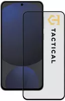 Tactical Apsauginis stiklas Shield 5D skirtas Samsung Galaxy S24 FE su juodos spalvos krašteliu