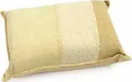 Gąbka Maža natūrali zomšinė kempinė, gabalėliai 12,5 x 8,5 x 4 cm