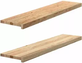 Palangės, 2 vnt, 110x30x2 cm, neapdorotas ąžuolo medienos