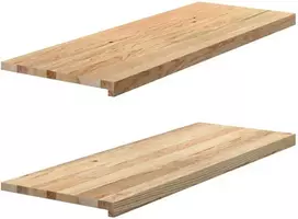 Palangės, 2 vnt, 110x40x2 cm, neapdorotas ąžuolo medienos