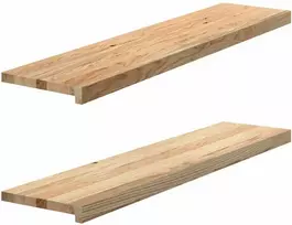 Palangės, 2 vnt, 110x25x2 cm, neapdorotas ąžuolo medienos