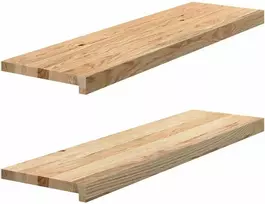 Palangės, 2 vnt, 90x25x2 cm, neapdorotas ąžuolo medienos