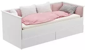 Luco Ištraukiama lova su paminkštinimu Helios 200x160 Rožinė