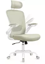 Songmics Ergonomiška biuro kėdė su tinkleliu cappuccino beige