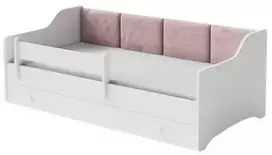 Luco Vaikiška lova su paminkštinimu Erikas 160x80 Rožinė