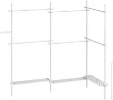 Songmics Drabužių lentyna iki lubų 33,5 x (240-353) x (208-310) cm