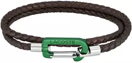 Lacoste Ruda pinta odinė apyrankė Matt 2040314