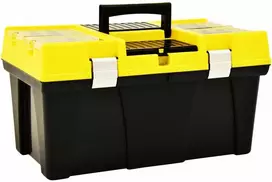 Įrankių dėžė, geltonos spalvos, 595x337x316mm, plastikas