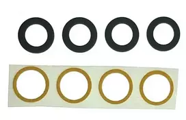 Huawei Honor 50 Lite kameros stikliukas Juodas (only lens 4pcs) ORG