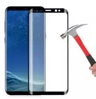 LCD apsauginis stikliukas "5D Full Glue" Samsung G991 S21 0.18mm (without hole) lenktas be įpakavimo