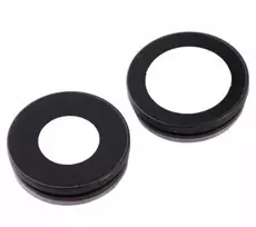 iPhone 11 kameros stikliukas su rėmeliu Juodas (2pcs) ORG