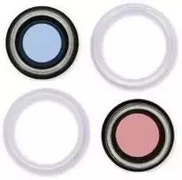 iPhone 14/14 Plus kameros stikliukas su rėmeliu Violetinė (2pcs) ORG
