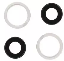 iPhone 13 mini kameros stikliukas su rėmeliu Starlight (2pcs) ORG