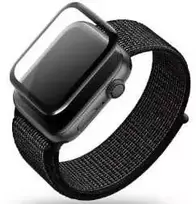 LCD apsauginis stikliukas "5D Full Glue" Apple Watch 1/2/3 38mm be įpakavimo