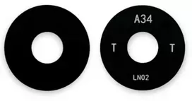 Samsung A346 A34 5G kameros stikliukas Juodas (Macro Lens) 1pcs (service pack)