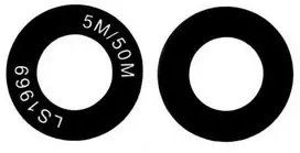 Samsung A145 A14 4G/A146 A14 5G kameros stikliukas Juodas (lens UltraWide) 1pcs (service pack)