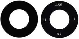 Samsung A356 A35 5G/A556 A55 5G kameros stikliukas Juodas (lens Ultra Wide) 1pcs (service pack)