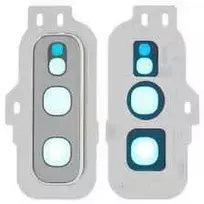 Samsung G970 S10e kameros stikliukas su rėmeliu Prism Baltas ORG