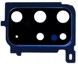 Blue Samsung G985/G986 S20 Plus kameros stikliukas su rėmeliu Aura Mėlyna ORG