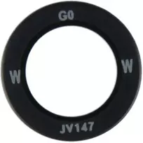 Samsung S906 S22 Plus kameros stikliukas Juodas (lens Wide) 1pcs (service pack)