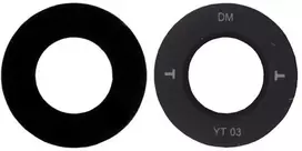 Samsung S911/S916 S23/S23 Plus kameros stikliukas Juodas (lens Tele) 1pcs (service pack)