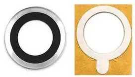 Xiaomi Mi 11 kameros stikliukas Sidabrinis Juodas (only lens upper) ORG