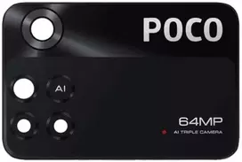 Xiaomi Poco M4 Pro 4G kameros stikliukas Juodas 64MP (only lens) ORG