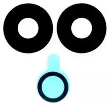 Xiaomi Poco F5 kameros stikliukas Juodas (only lens 3pcs) ORG