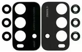 Xiaomi Redmi 9T kameros stikliukas Carbon Pilkas (only lens) ORG