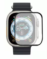 Fusion Accessories Fusion Nano 9H grūdintas stiklas pilnai uždengtas Apple Watch Ultra 49mm juodas