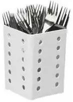 Multi Stalo įrankių dėžutė 105x105x140mm plastikinė, balta, 1 vnt.