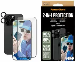 Panzer Glass „PanzerGlass“ – „iPhone 16 Pro 6.3“ 2 viename rinkinys