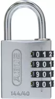 Spyna su kodu ABUS Sidabrinis Lock–Tag 144/40, sidabrinė