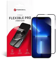 Hybrid glass to iPhone 13 PRO MAX / 14 PLUS Forcell Flexible 5D juodas