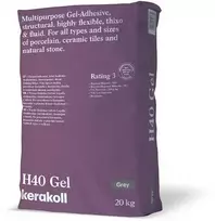 Kerakoll H40 Gel (pilki), 20 kg, ypatingai elastingi klijai C2TE S1