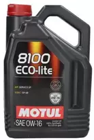 Variklio alyva Motul 8100 ECO-LITE 0W16, 5L