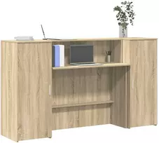 Registratūra, sonoma ąžuolo, 180x50x103,5 cm, apdirbta mediena