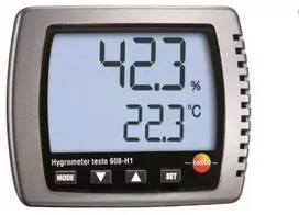 Drėgmės ir temperatūros matuoklis Testo 608-H1 su metrologine patikra