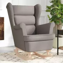 Fotelis Supama kėdė Taupe 74x90x102 cm Audinys